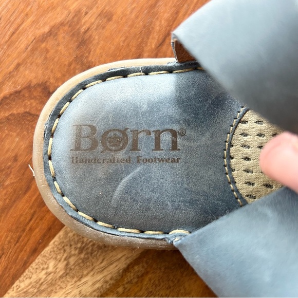 Born Trinidad leather strappy walking sandals cushioned sole - Picture 10 of 13